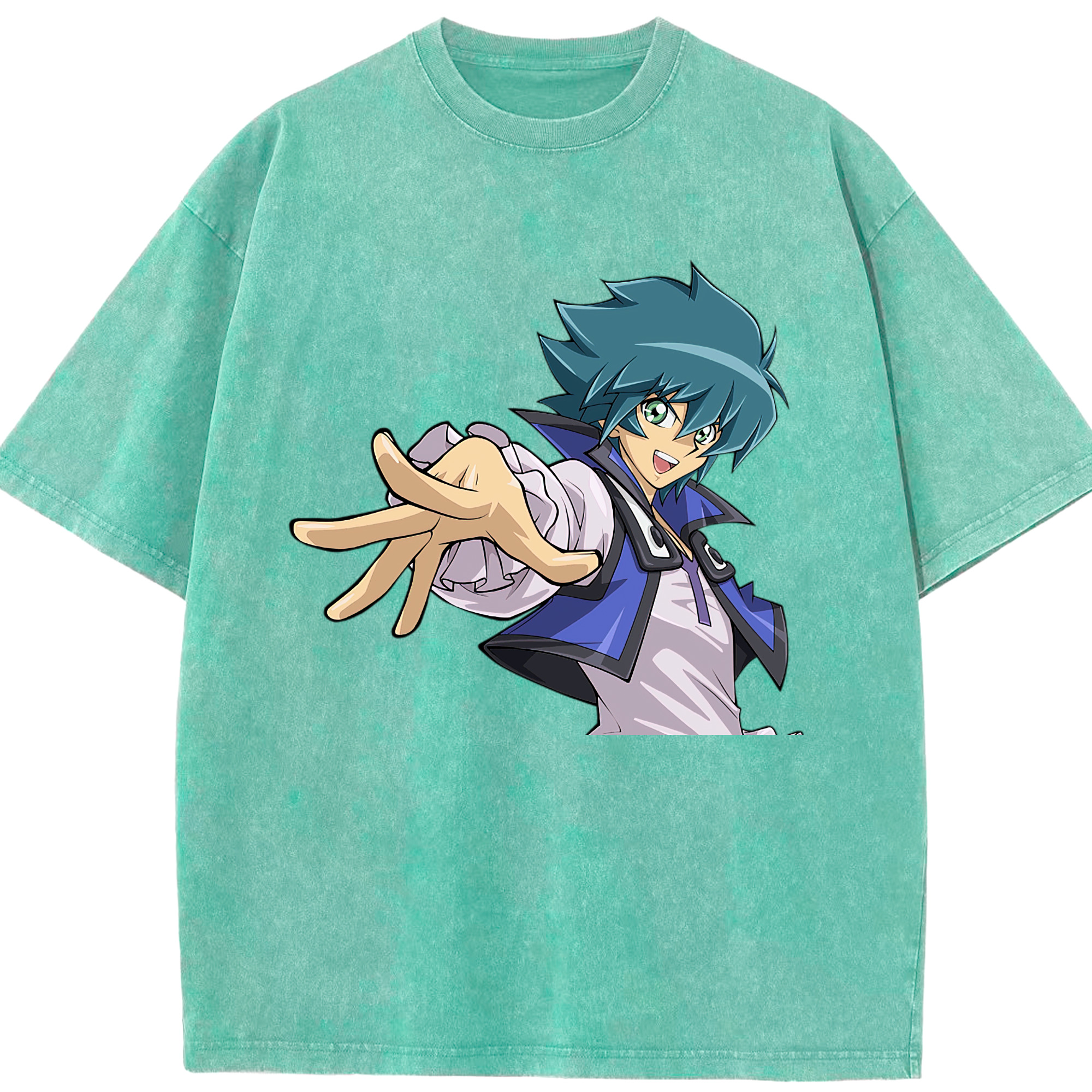 （画像用） 遊☆戯☆王 Yu-Gi-Oh! 綿100% ヴィンテージ風 半袖Tシャツ（フロントプリント）